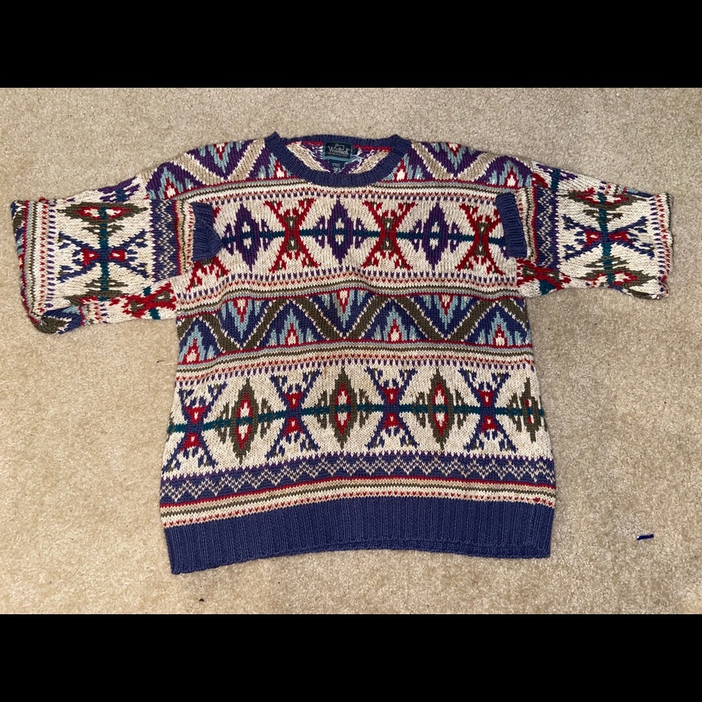 Woolrich hand-knitted sweater